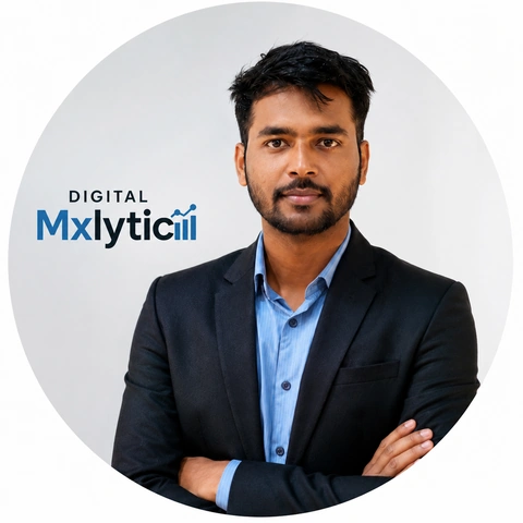 Ashutosh Zala, founder of Digital Mxlytics digital marketing agency for growing businesses